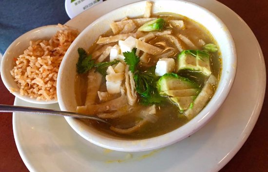 Rosario's signature dishes Fish Tacos
Fire Roasted Salsa and Chips
Chicken Tortilla Soup